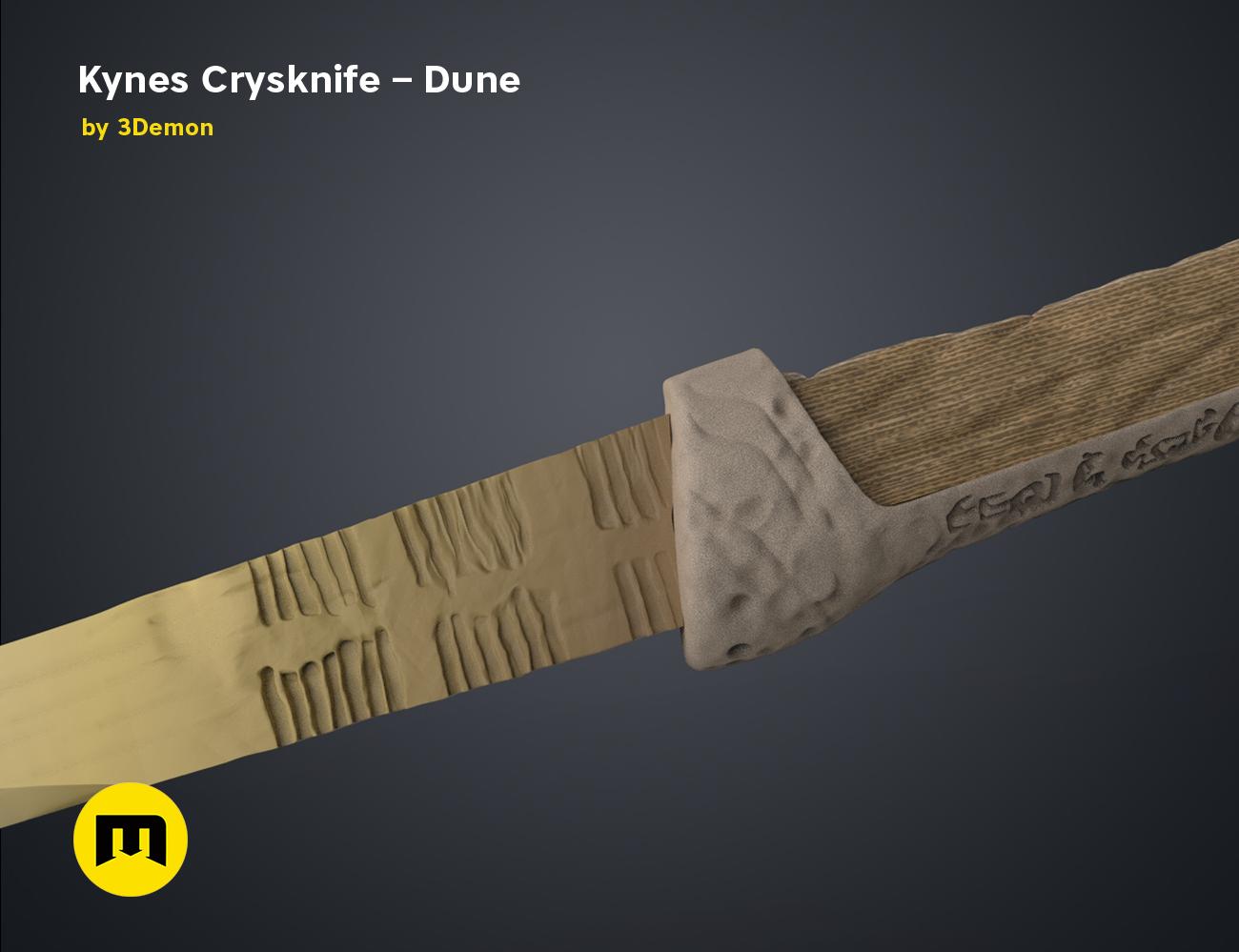 Crysknife-Kynes-Color-10.png Fichier 3D Kynes Crysknife - Dune・Plan pour imprimante 3D à télécharger, 3D-mon