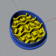 rendering1.png 2pc Easteregg Easter Egg Cookie Cutter