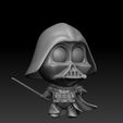 6635dc6c8757c1f194145439b7fea582_display_large.jpg Free STL file Chibi Vader・3D printing idea to download