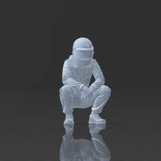 FREE!!!🏁 Crouching Pilot - Crouching Race Driver 1/64 (FREE - THANK YOU TO MY FOLLOWERS)