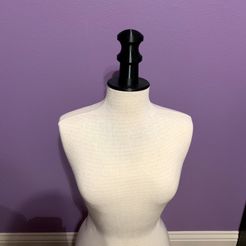 DressFormHead.jpg Файл STL Форма одежды головы・Шаблон для 3D-печати для загрузки