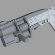 4.png Pistolet Zhu Yuan Zéro Zone Zenless - Set complet (Full Burst) pour 3dprint