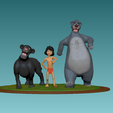 6.png baloo y Bagheera y mowgli del libro de la selva y cuentospin