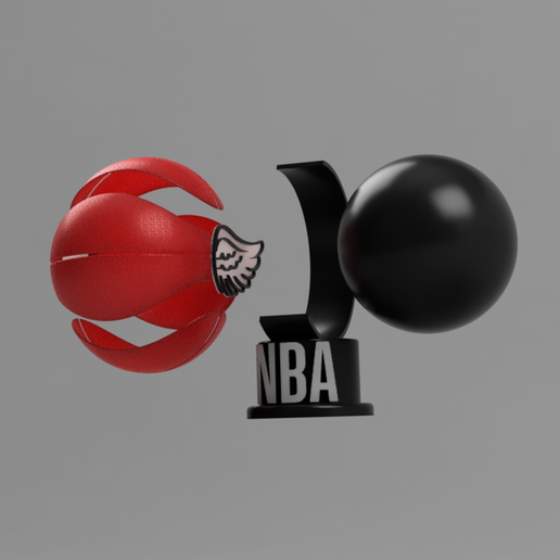 Free STL file NBA trophy 🏆 ・3D printable design to download・Cults