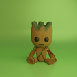 1.png Crochet Knitted Articulated Groot