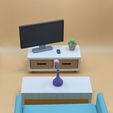 IMG_3611.jpg 🛋️ Ultimate Living Room Complete Furniture Set for 15cm Barbies