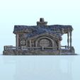 16.jpg House with chimney 1 - Hobbit Dark Age Medieval terrain