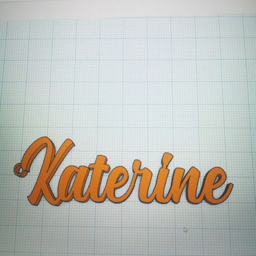 keychain katerine 3D model