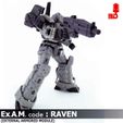 5.jpg Armored Core Last Raven Mecha  3DPrint Articulated Action Figure