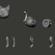 9.jpg Файл STL Базз Лайтер Робот Кот Сокс Дисней・Модель для загрузки и 3D-печати