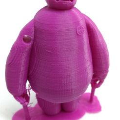 IMG_20170716_150209786.jpg Free STL file Baymax (Flat Feet and Supports) for keychain・3D print model to download