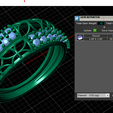 Gems-repor.png Anel de diamante de noivado elegante Modelo para impressão 3d