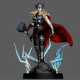 a FIGURE BUH 3 od 3D file MIGHTY THOR NATALIE PORTMAN LOVE AND THUNDER MARVEL MCU 3D PRINT・3D printer design to download