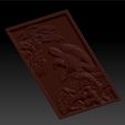 eagletree3.jpg eagle 3d model of bas-relief for cnc