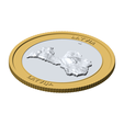 img_01.png Latvia 3D Topographic Coin 85 mm – Relief Collector Token | Latvija Höhenrelief-Münze