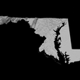 4.png 马里兰州地形图 - 3D 地形图