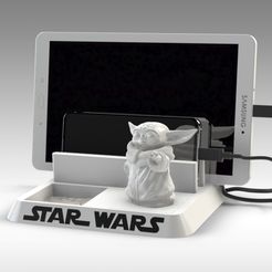 Untitled 563.jpg BABY YODA - ANDROID - CELL PHONE AND TABLET HOLDER