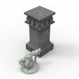 Dwarf mine V09.jpg 3D printable pillar and assorted bases for dwarf mine
