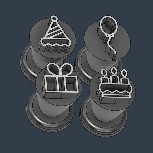 MARKERS BRIGADEIRO Happy Birthday / ANIVERSÁRIO