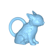 model.png Brass abyssinian cat no.1