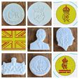 BeFunky-collage.jpg King Charles Royal Coronation Cookie Cutter Embosser Set of 9