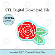 Etsy-Listing-Template-STL.png Rose Cookie Cutters | STL File