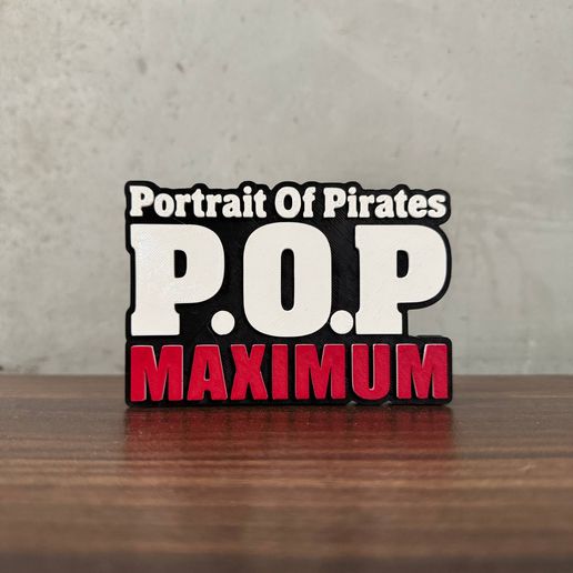 Portrait Of Pirates P.O.P Maximum Logo Stand – One Piece Display