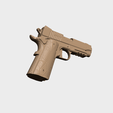 3.png Sig Sauer Scorpion 1911 Commander 4.25 Real Size Scan Gun Mold