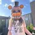 Freddy-Fazbear-mask-3d-print.jpg Withered Freddy Mask (FNAF / Five Nights At Freddy’s)