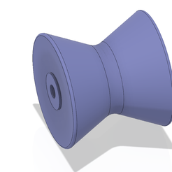 roller 4 inch v03 v1-03.png BOAT MARINE TRAILER 4" ROLLER STOP para impresión 3d y cnc