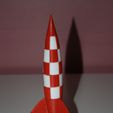 Fusee_Tintin_007.JPG STL-Datei Tintin Rocket kostenlos・Design zum 3D-Drucken zum herunterladen, JJB