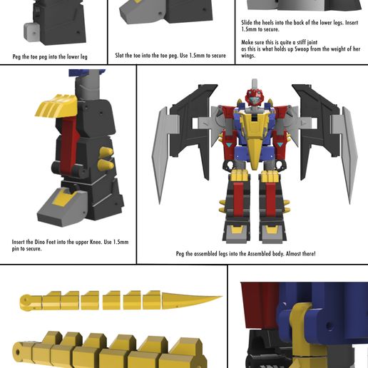 Archivo STL Figura Transformers Cyberverse Swoop・Modelo para descargar