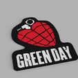 1.png Green Day - American Idiot - Logo Heart Pomegranate Wall Picture