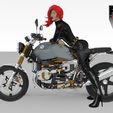 viuda-moto.186.jpg Black Widow on Black Widow Bike Marvel Motorcycle