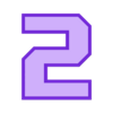 2.stl Letters and Numbers ROBOCOP | Logo