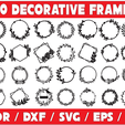 2023-12-22-3.png Laser Cut Vector Pack - 140 Decorative Fretwork Frames
