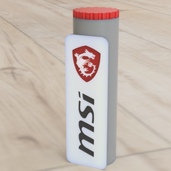 MSI-1.png Fichier STL SUPPORT DE LA CARTE GRAPHIQUE - SUPPORT GPU・Modèle à télécharger et à imprimer en 3D