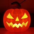 IMG_7784.jpg Creepy Jack-O-Lantern Pumpkin Light Up with Bottom Closure - COMMERCIAL USE
