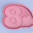 8.png Number eight cookie cutter (Number eight cookie cutter)
