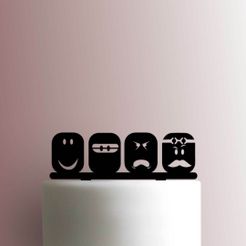 JB_Roblox-Faces-225-A962-Cake-Topper.jpg Archivo STL TOPPER ROBLOX FACES・Plan imprimible en 3D para descargar