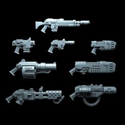 wip3.jpg Fichier 3D gratuit Armes de la Garde impériale・Design pour imprimante 3D à télécharger