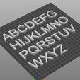 plate2.jpg Ready-To-Print  3D English Letter Text and Number plus Special Characters