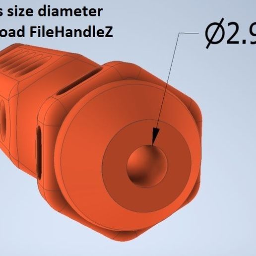 📁 Mini File Handle Replacement・Free 3D File for ・Cults
