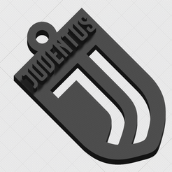 juventus-logo.png Archivo STL Llavero con el logo de la Juventus Premium・Modelo de impresión 3D para descargar