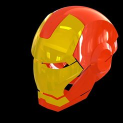 Render-Helmet.jpg Archivo STL Casco Iron Man・Objeto para impresora 3D para descargar, StarkAvenger