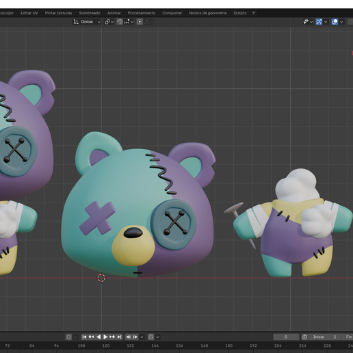 LLAVERO TEDDY 3 modelos