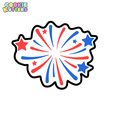 911_cutter.png 4TH OF JULY FIREWORK EXPLOSION COOKIE CUTTER MOLD
