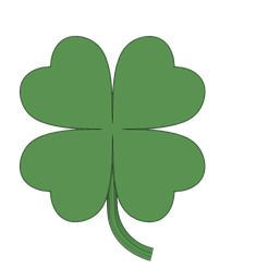 4-Leaf-Clover-v2.png Free STL file Four Leaf Clover・3D printer model to download