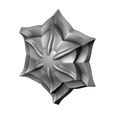 6 Leaf Cruciform Corola Rosette Flower-01.JPG 6 Leaf Corola Flower Rosette 3D print model