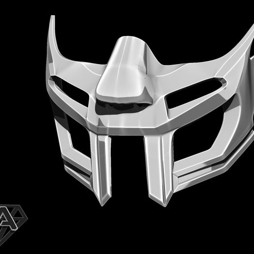 10.jpg Gladiator mask lion style 3D print model